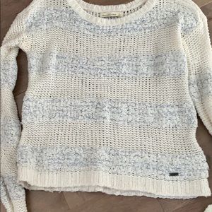 Cream color with silver in it